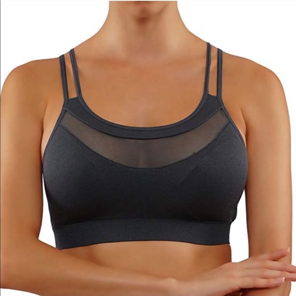 Other - Sexy mesh sports bra with caged back